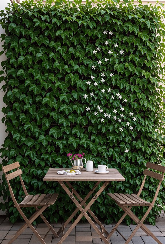 climbing plants privacy wall