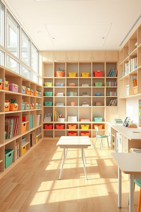 clutter free classroom storage solutions