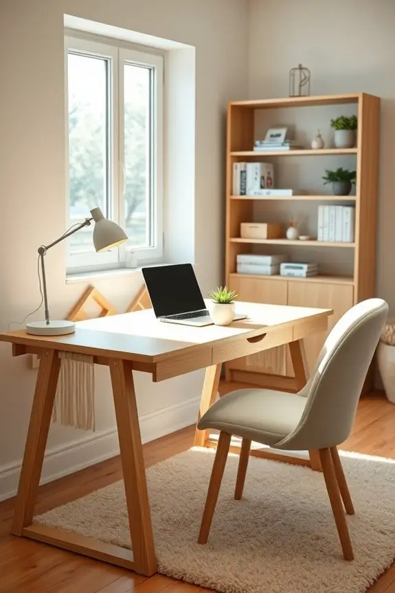 clutter free productive workspace