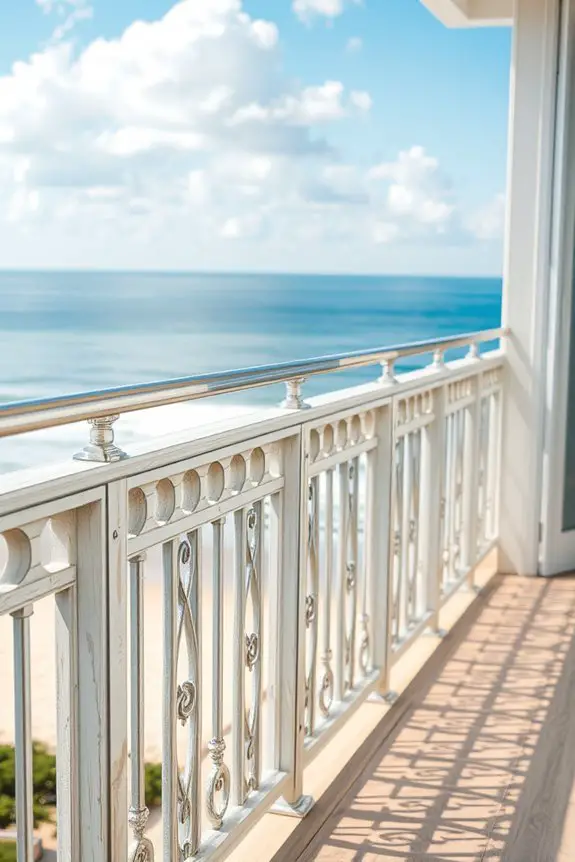 coastal balcony railing aesthetics