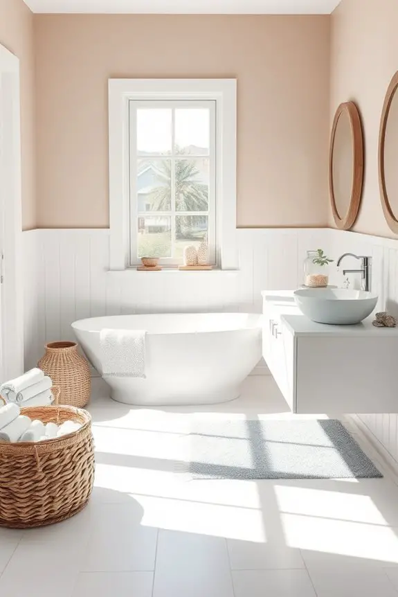 coastal bathroom serenity design