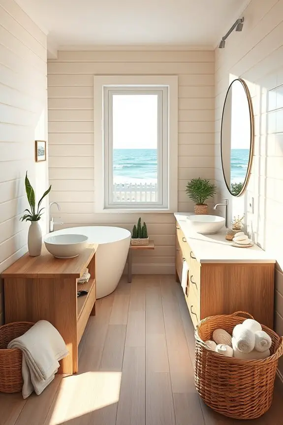 coastal bathroom transformation ideas