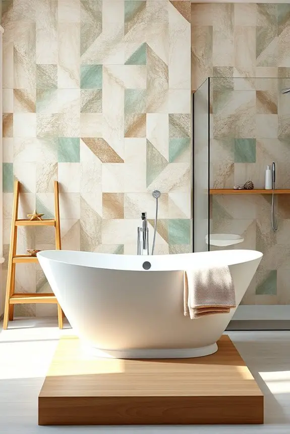 coastal beach retreat bathroom