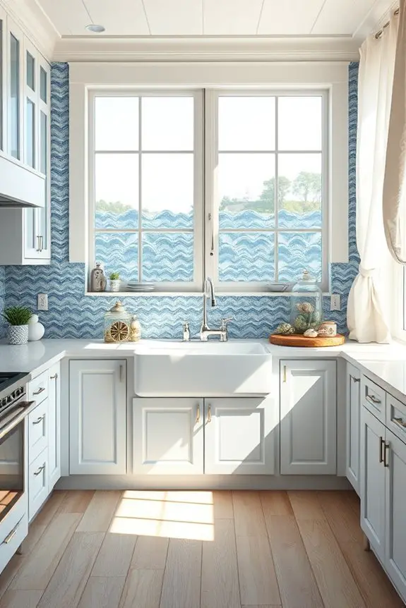 coastal charm kitchen decor