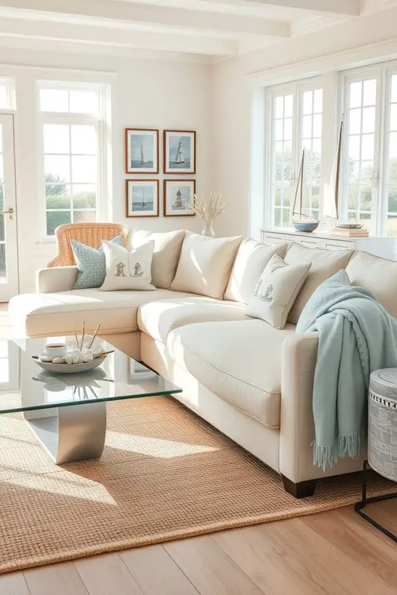 coastal charm through decor