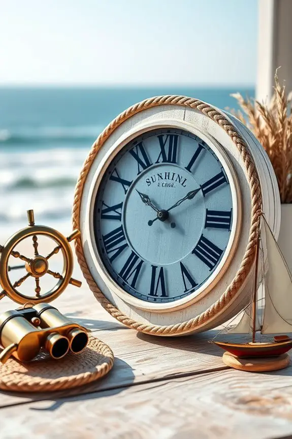 coastal charm timepieces decor