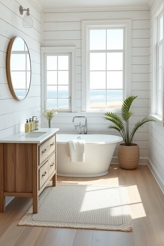 coastal charm with shiplap