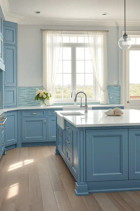 coastal colors and accents