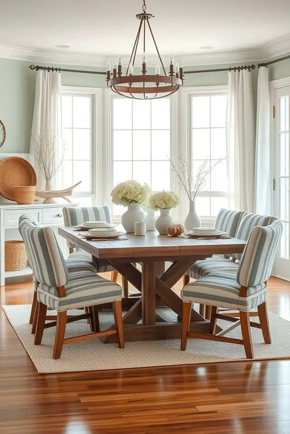 coastal comfort dining chairs