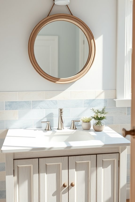 coastal cottage vanity designs