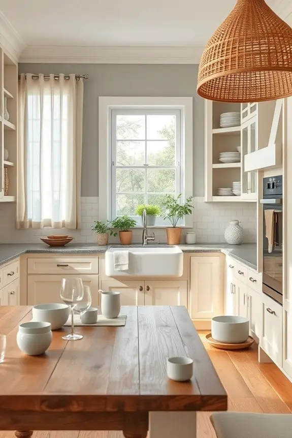 coastal cream and grey elegance