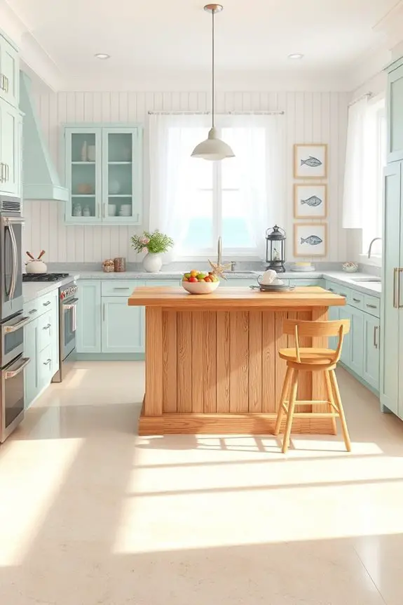 coastal cuisine vibrant decor