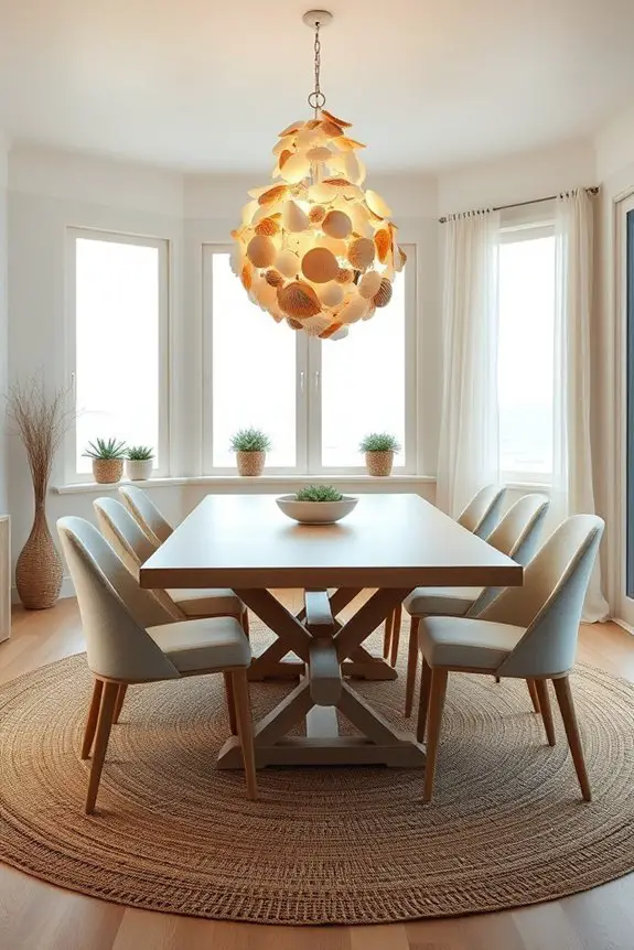coastal elegance with chandeliers