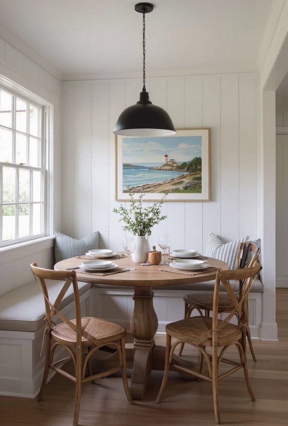 coastal farmhouse textured durable rug
