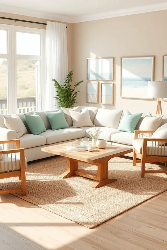 coastal furniture for relaxation
