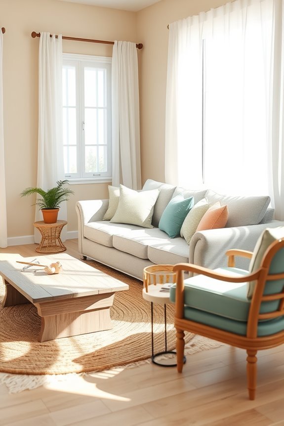 coastal inspired breezy home decor