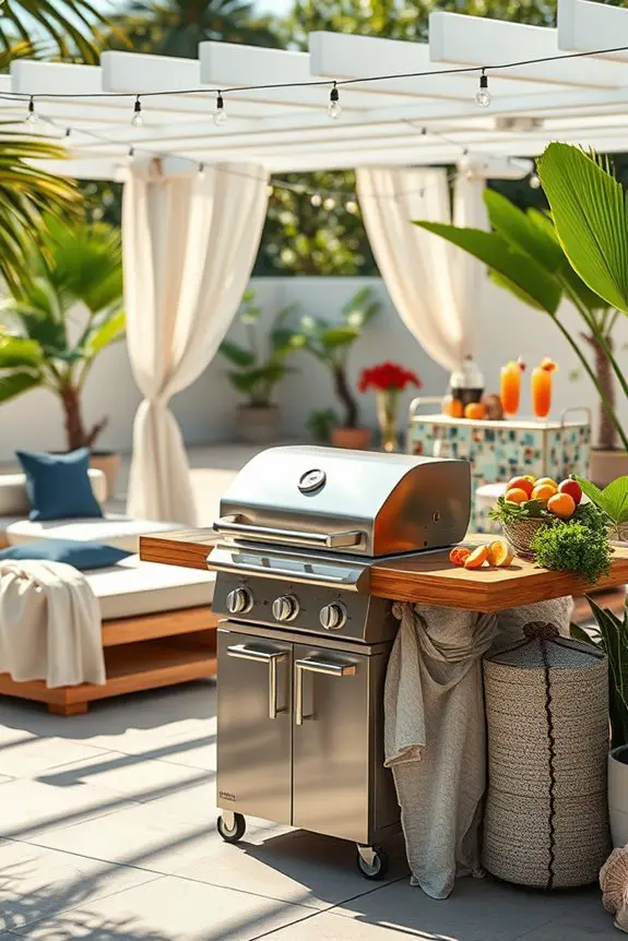 coastal inspired outdoor cooking