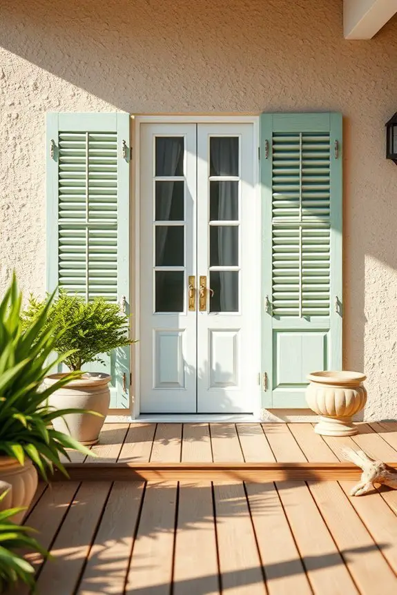 coastal inspired shutter styles