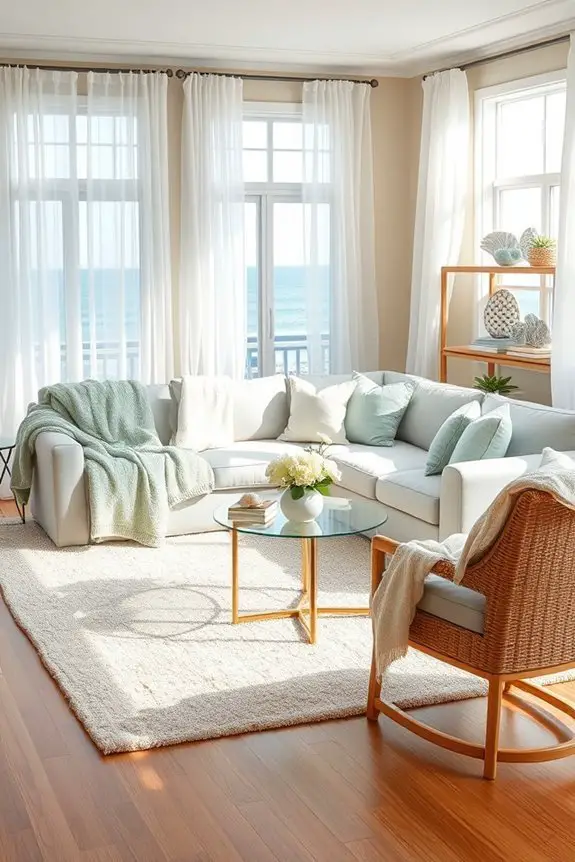 coastal inspired soft textiles