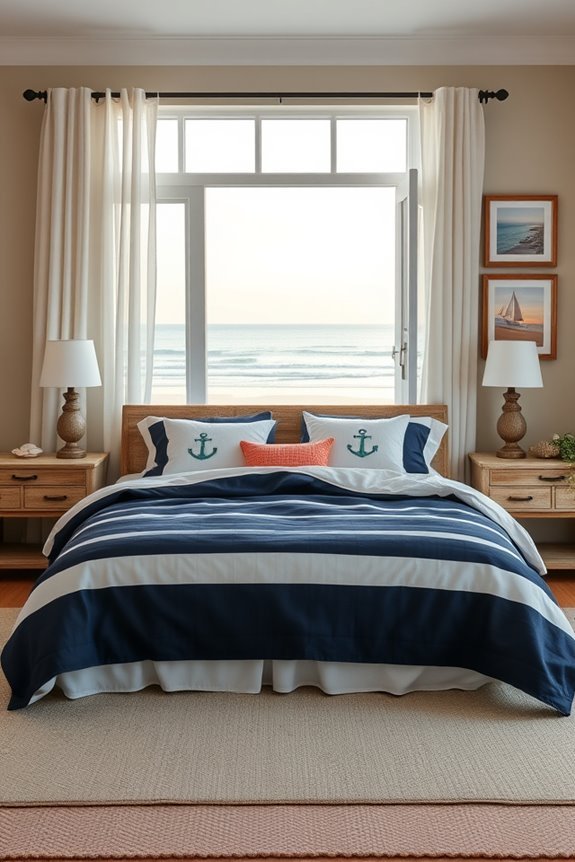 coastal nautical bedding ensemble