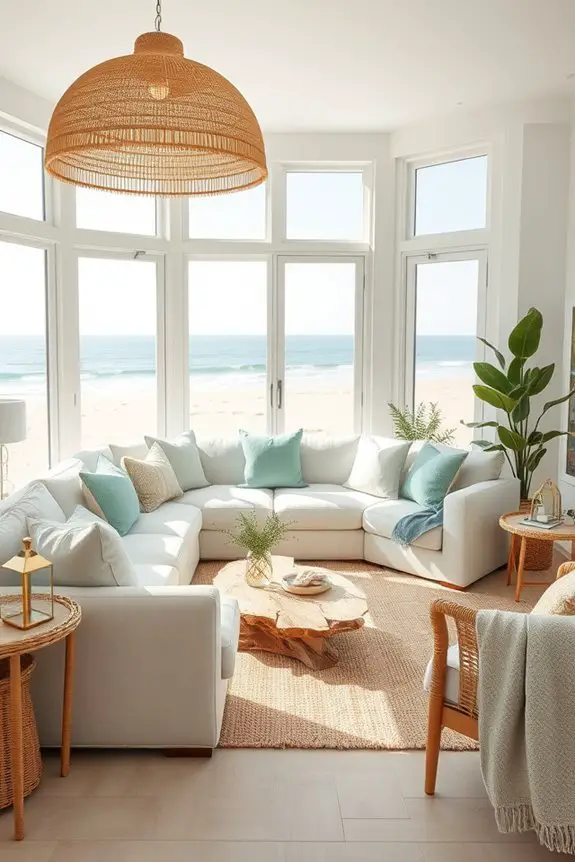 coastal outdoor inspired decor