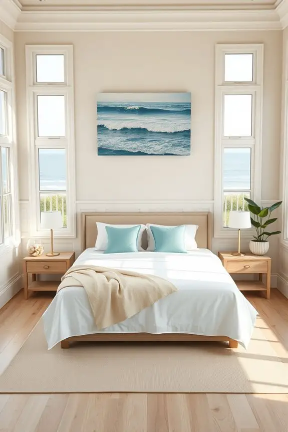 coastal retreat bedroom decor