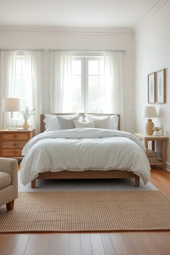 coastal retreat bedroom style