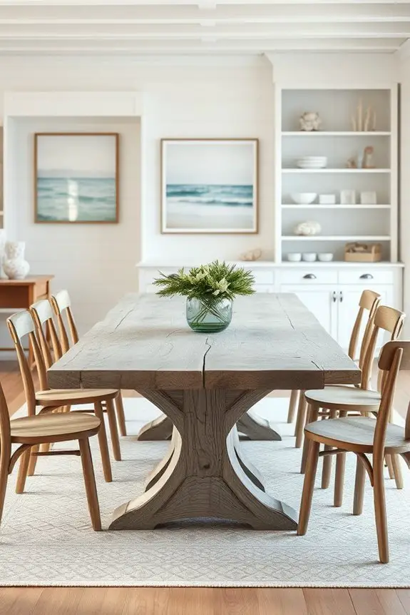 coastal rustic wood furniture