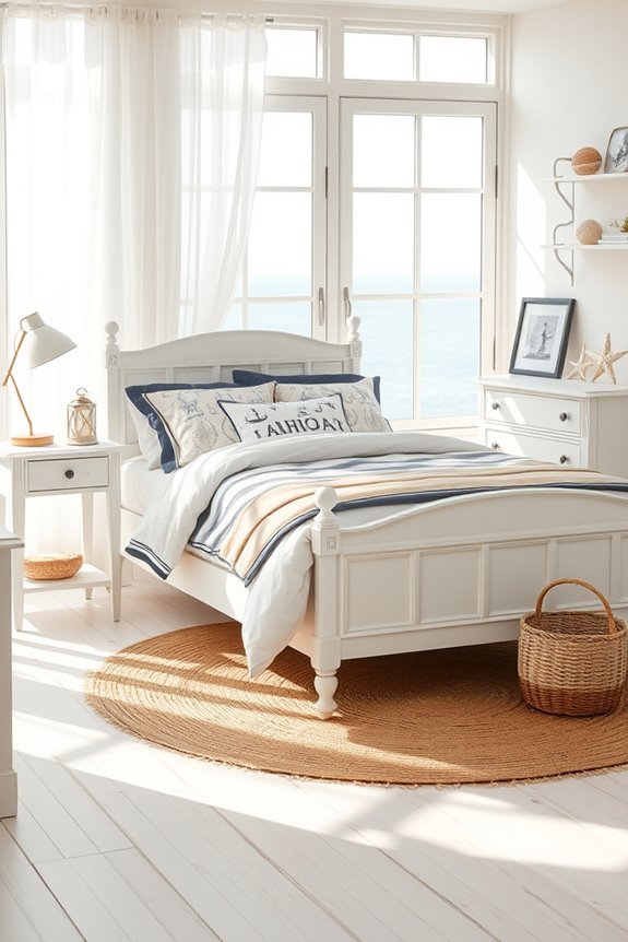 coastal white furniture decor