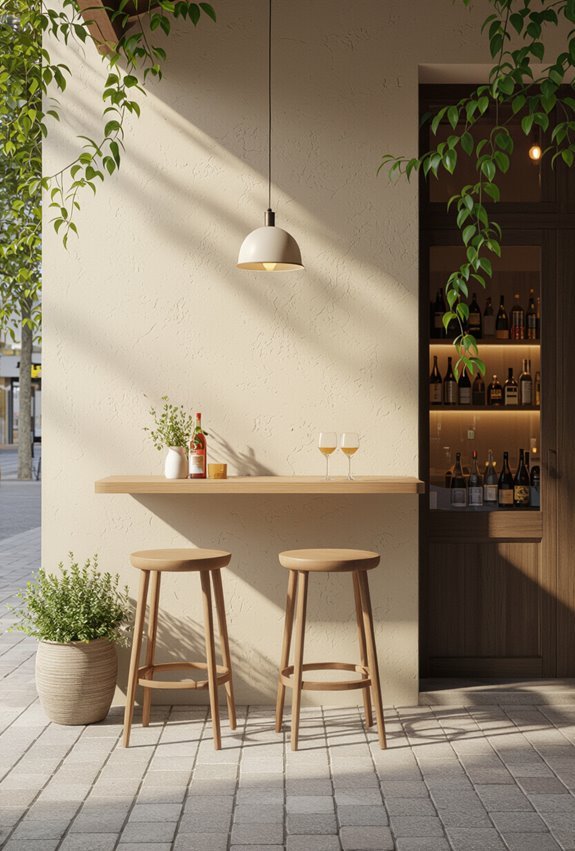 cobblestone side compact espresso counter