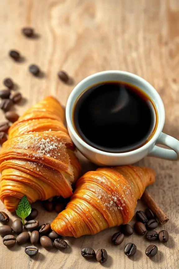 coffee and pastry art