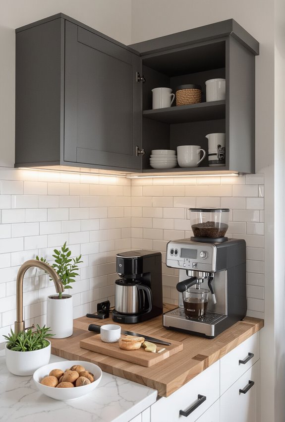 coffee and prep compact station