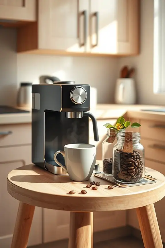 coffee bar side table