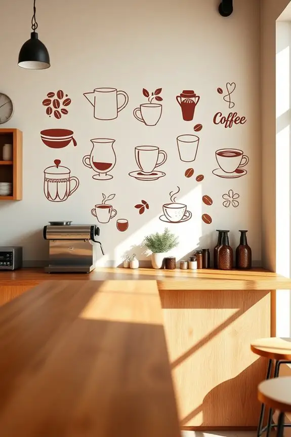 coffee bar wall decor