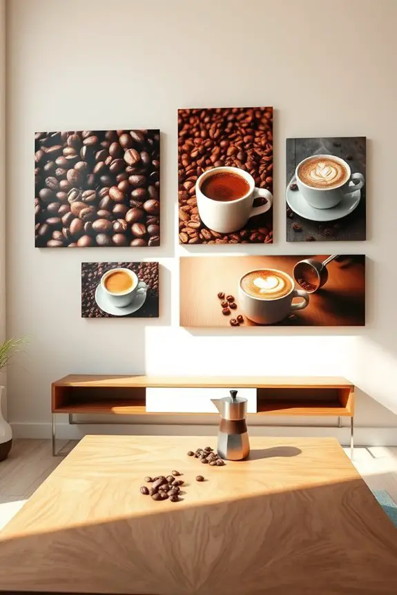 coffee inspired wall art