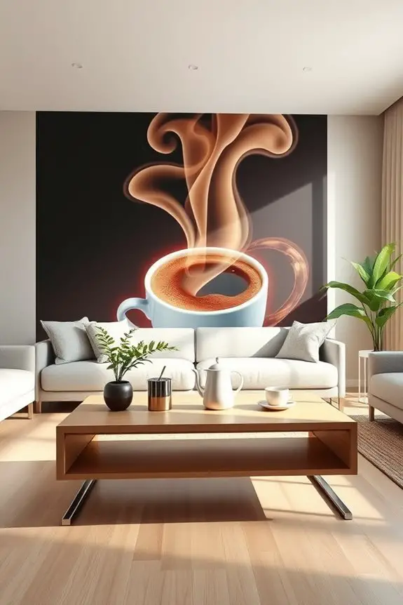 coffee murals transform spaces