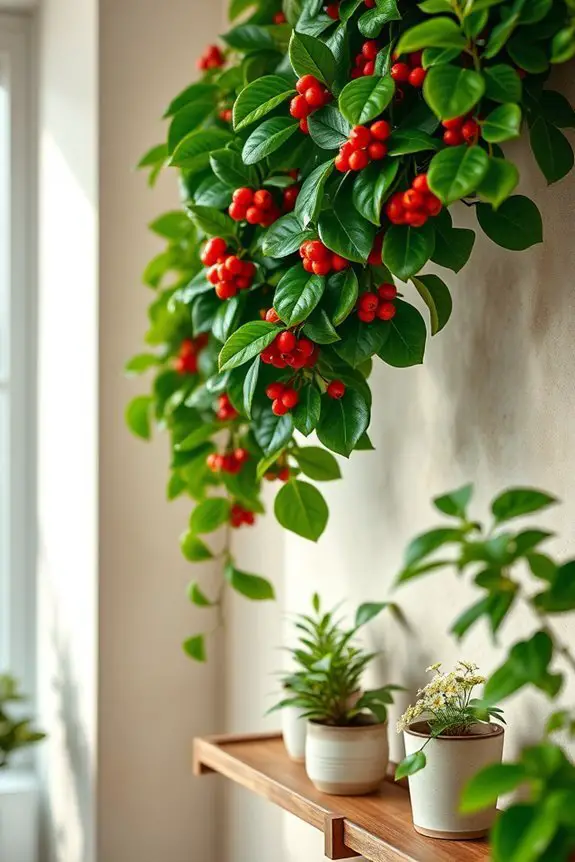 coffee plant wall decor