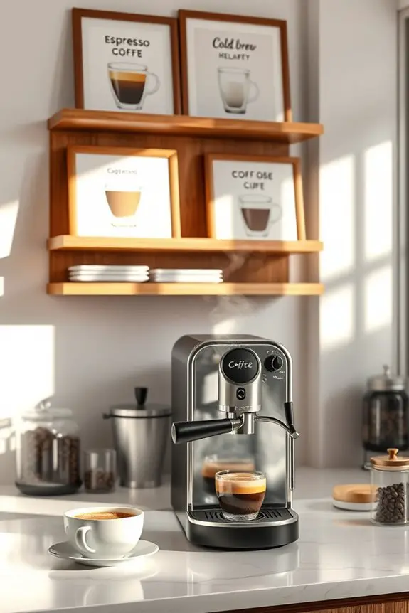 coffee recipe print decor