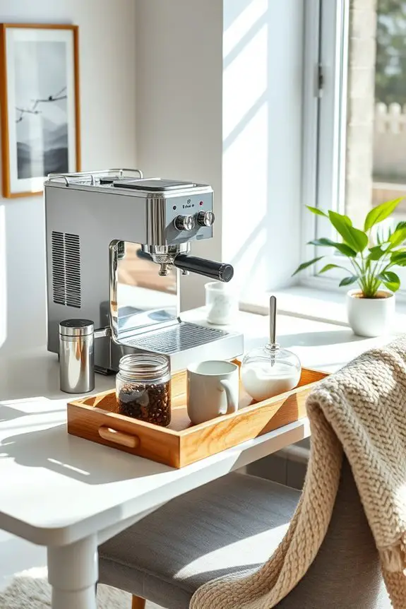 coffee station for productivity