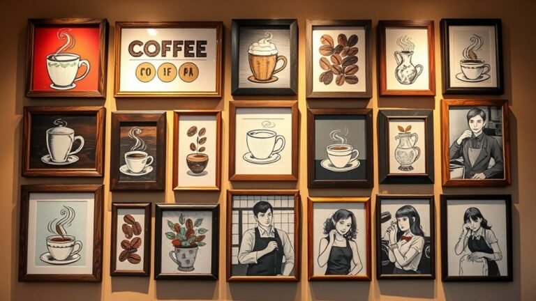 coffee themed wall art ideas