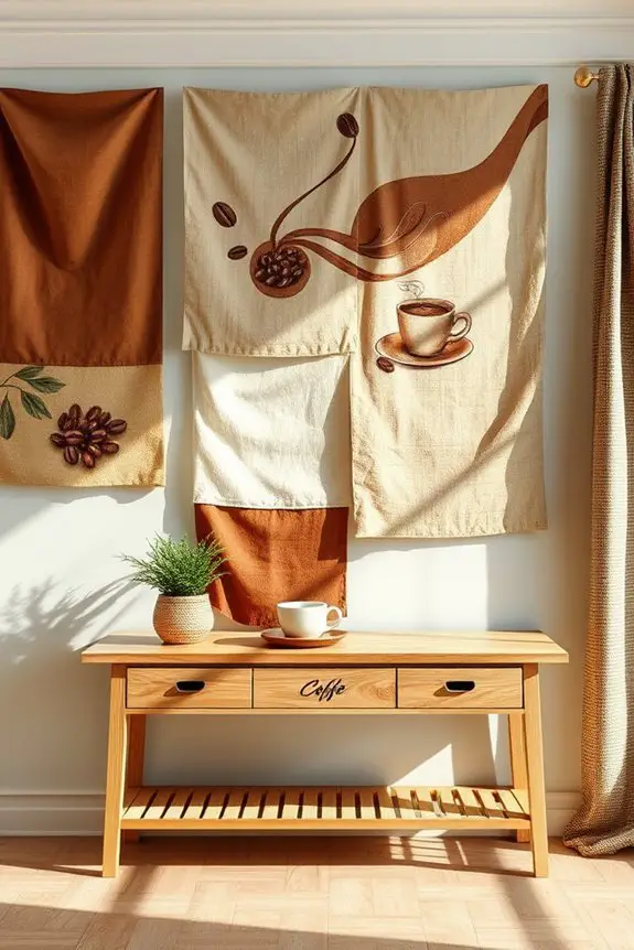 coffee themed wall decor