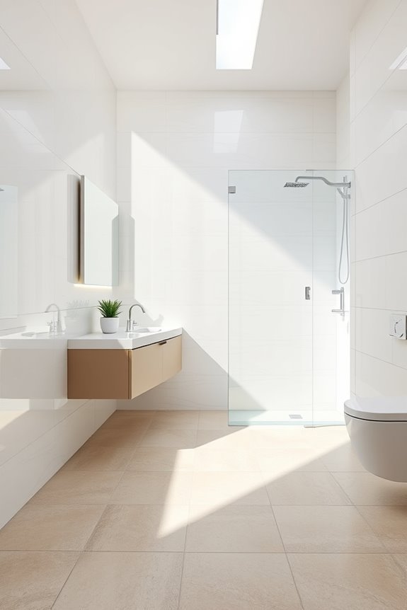 cohesive bathroom tile design