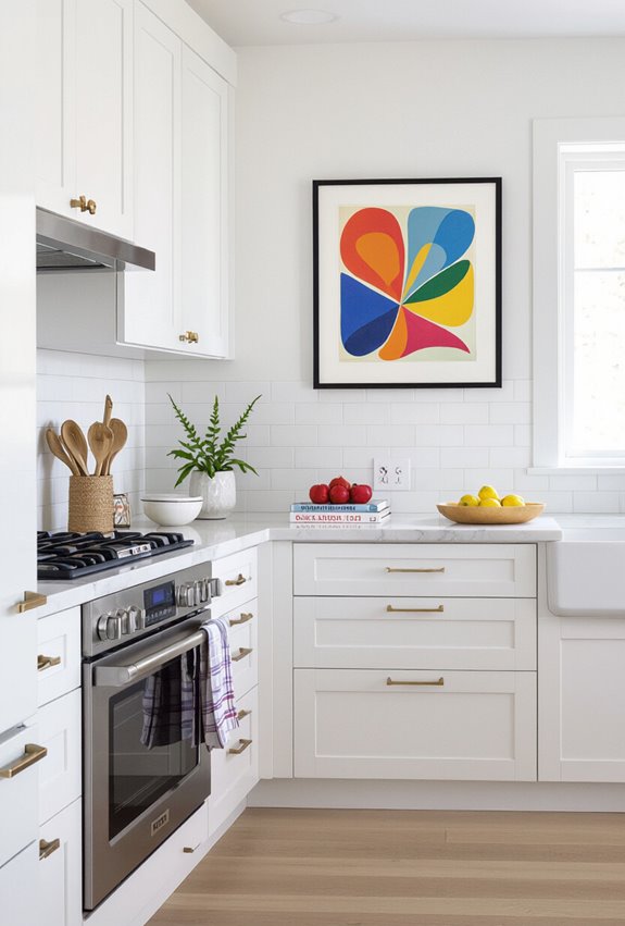 cohesive framed vibrant prints