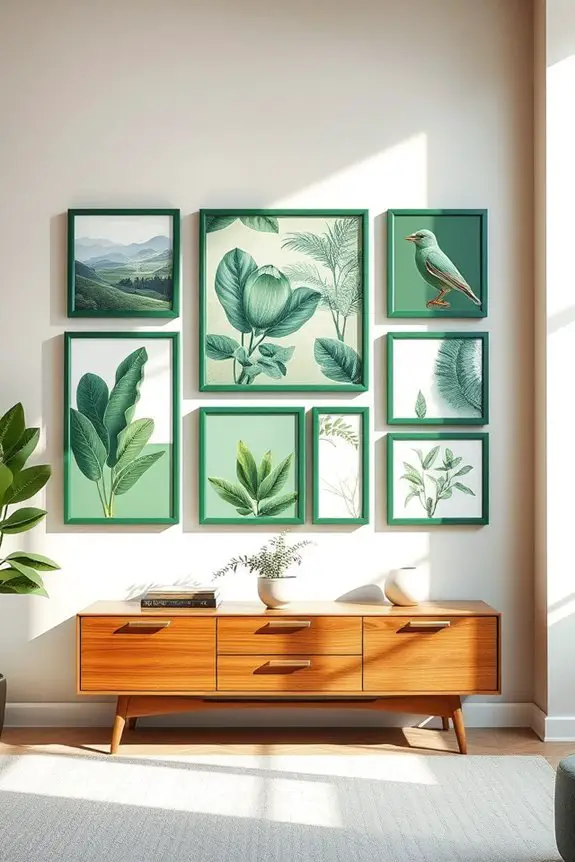 cohesive green frame gallery
