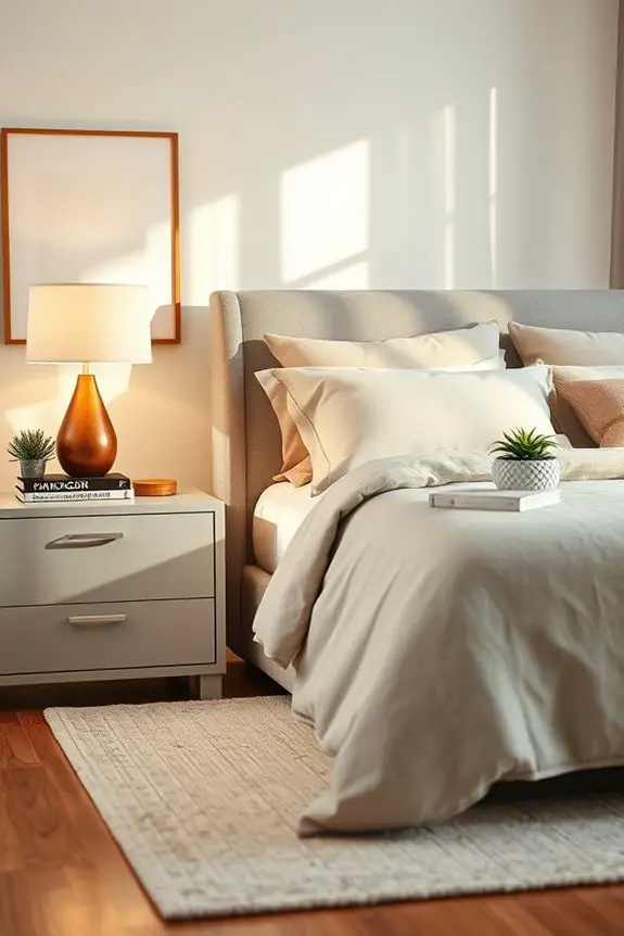 cohesive matching nightstands design