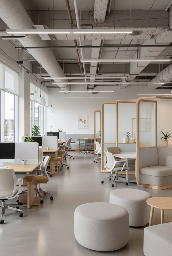 collaborative yet focused workspaces