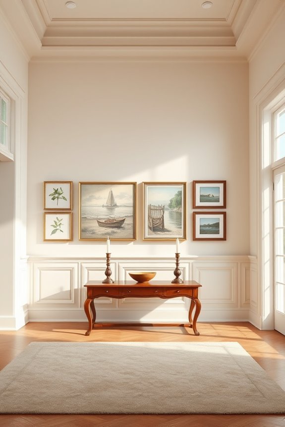 colonial inspired wall art