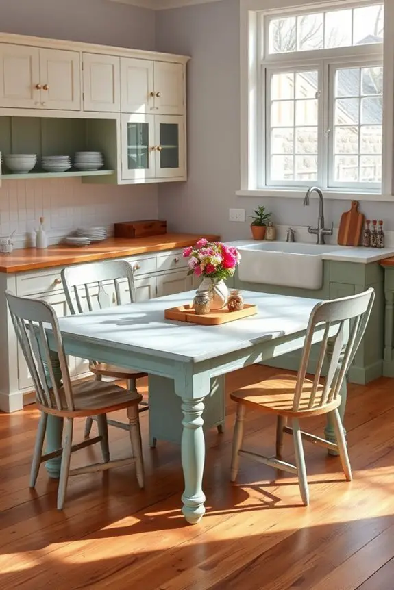 colonial style painted furniture