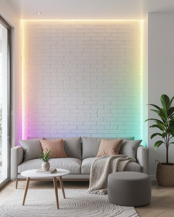 color changing brick veneer