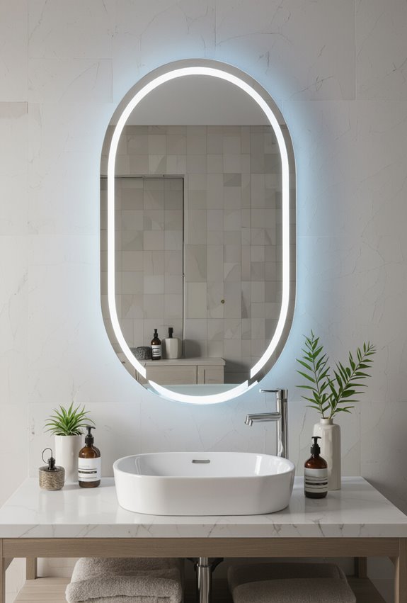 color changing mirror routine lights